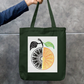 Mandala Orange Harmony Zipper Tote Bag by @sketch.box.studios