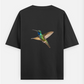 Wildlife Oversized T-shirt (Back print) by @hairajpu