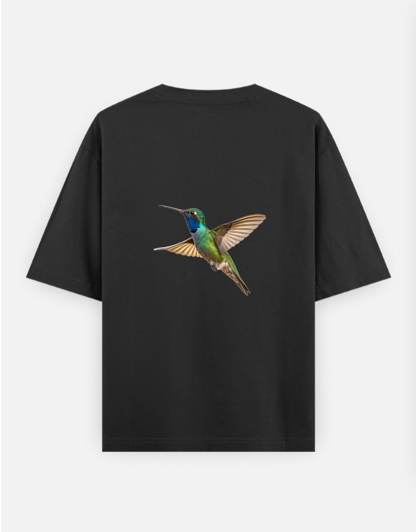 Wildlife Oversized T-shirt (Back print) by @hairajpu