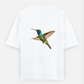 Wildlife Oversized T-shirt (Back print) by @hairajpu