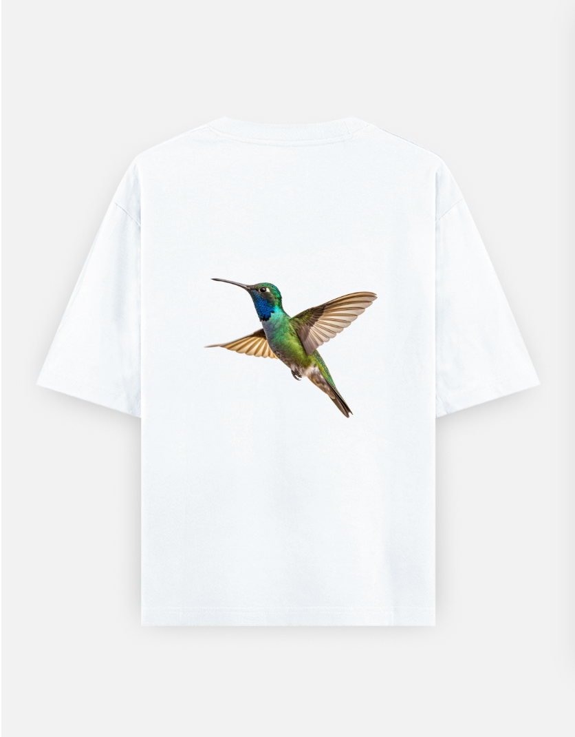 Wildlife Oversized T-shirt (Back print) by @hairajpu