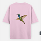 Wildlife Oversized T-shirt (Back print) by @hairajpu