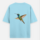 Wildlife Oversized T-shirt (Back print) by @hairajpu