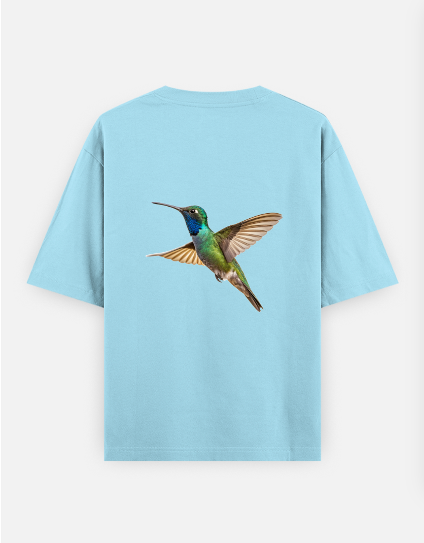 Wildlife Oversized T-shirt (Back print) by @hairajpu
