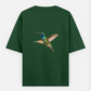 Wildlife Oversized T-shirt (Back print) by @hairajpu