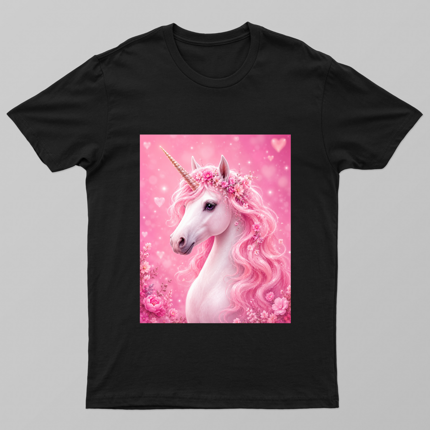 Unicorn design Unisex T-shirt by Shubhra Saha