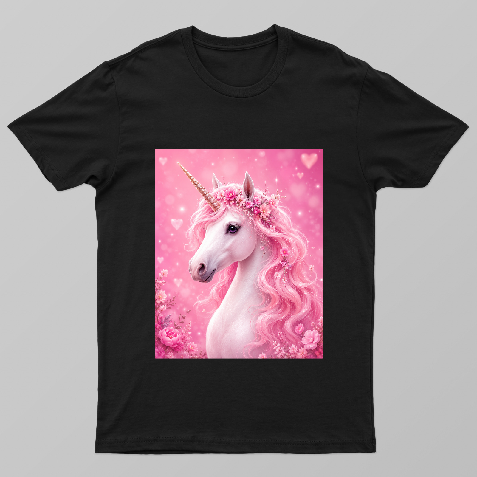 Unicorn design Unisex T-shirt by Shubhra Saha