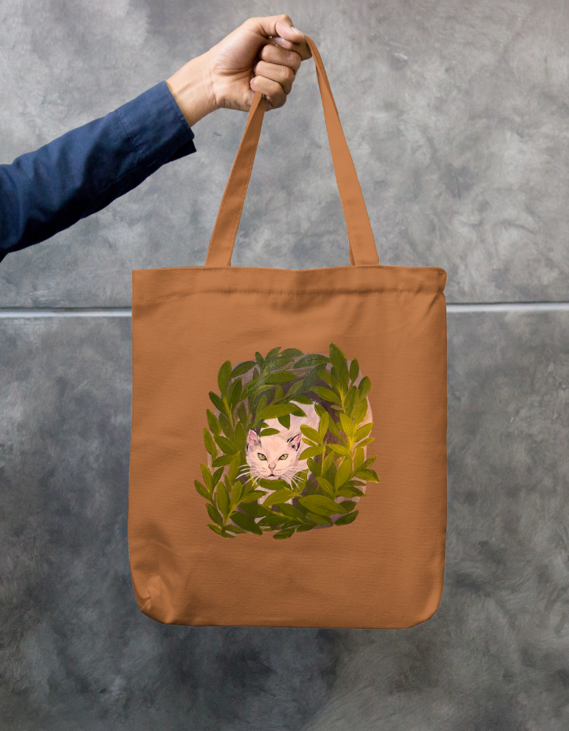 Cats in the wild ☘️ Zipper Tote Bag by @soufflegrass