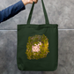 Cats in the wild ☘️ Zipper Tote Bag by @soufflegrass