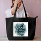 With God Everyday Large Tote Bag by Rashmitta Baruah 
