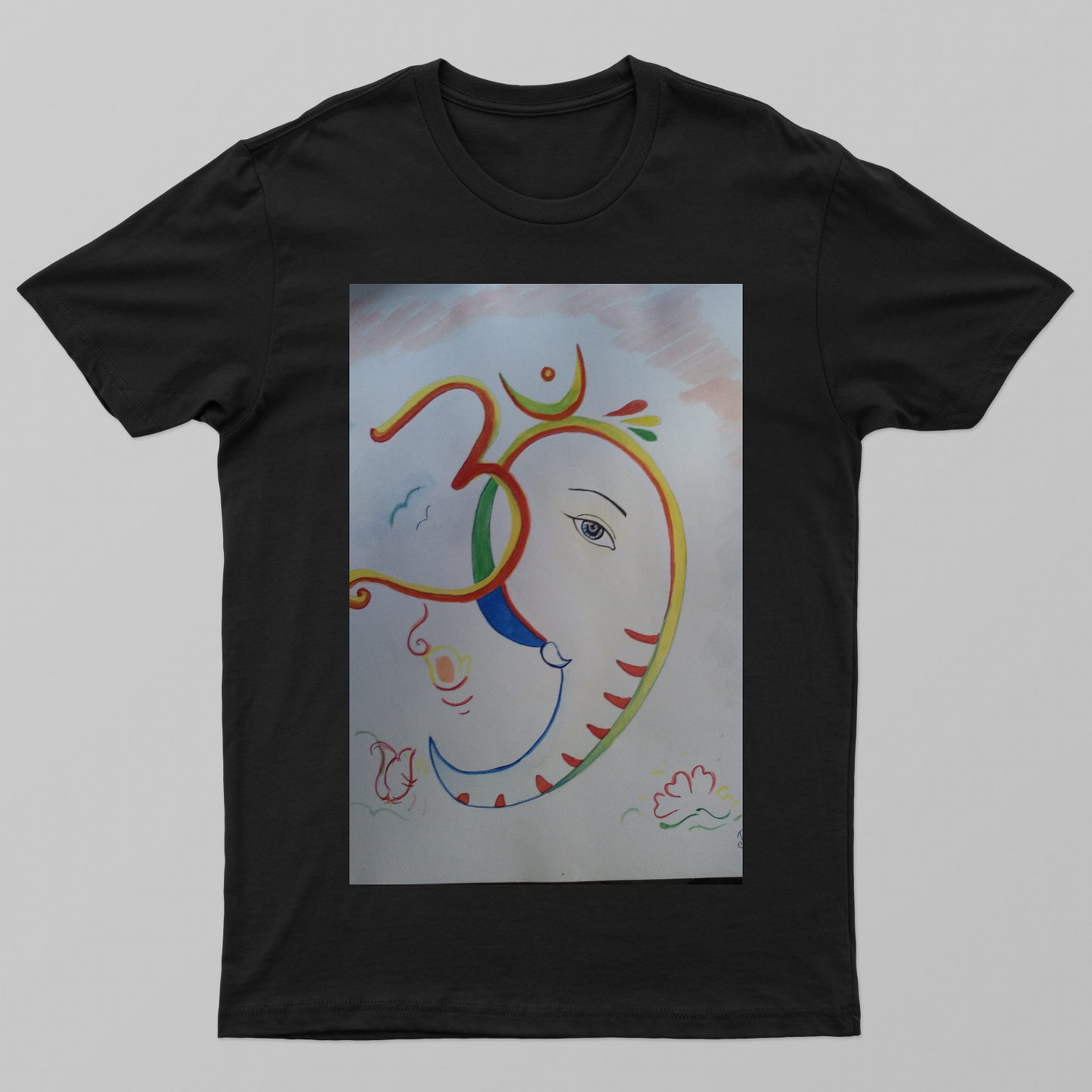 Minimal Hindu idol design Unisex T-shirt by @rashmittabaruah