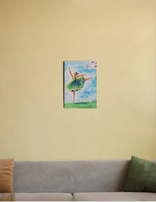 Dance with freedom 8"x12" Canvas Poster by @rashmittabaruah