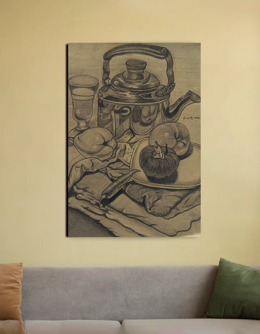 Sketch art 20"x30" Canvas Poster by @sakshi_art_