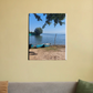 Boats by the lake 16"x20" Canvas Poster by Shubhra Saha