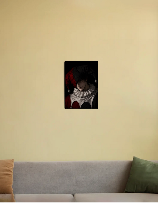 Jester art 8"x12" Canvas Poster by @dishita_00008