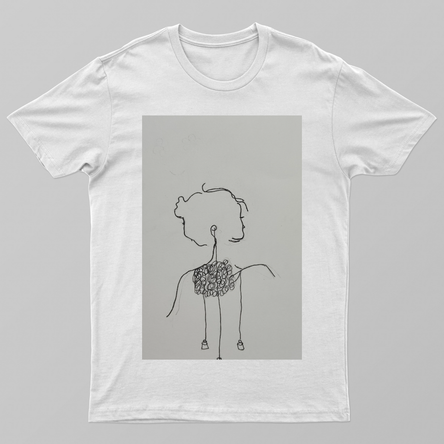 Invisble burden Unisex T-shirt by Simmi Sharma