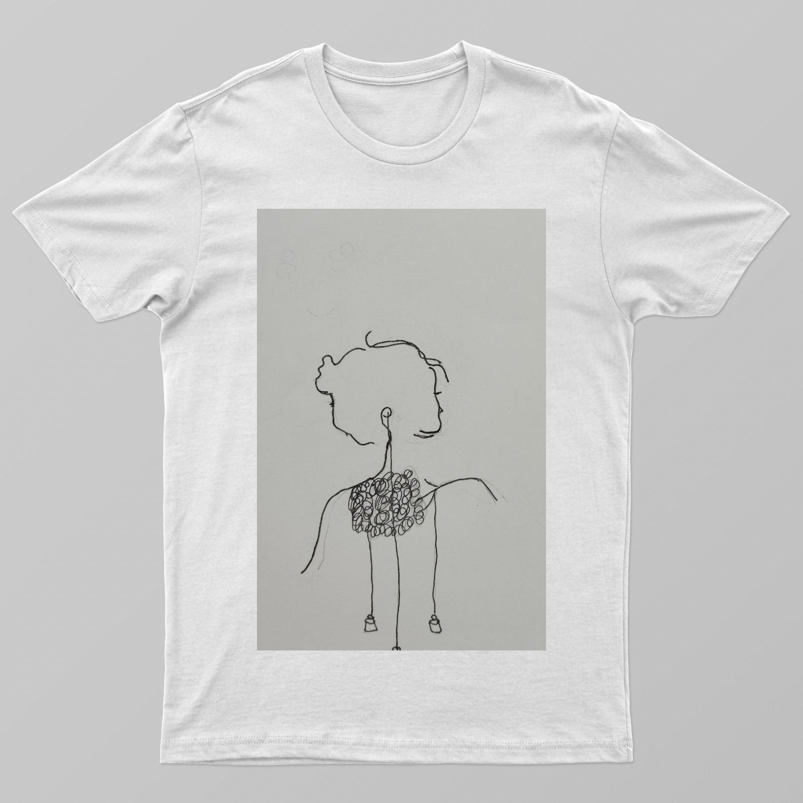 Invisble burden Unisex T-shirt by Simmi Sharma