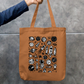 Space Exploration Tote Bag Zipper Tote Bag by @rd_digital_store