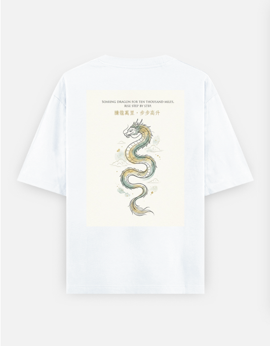 Eternal rise Oversized T-shirt (Back print) by @rashmittabaruah