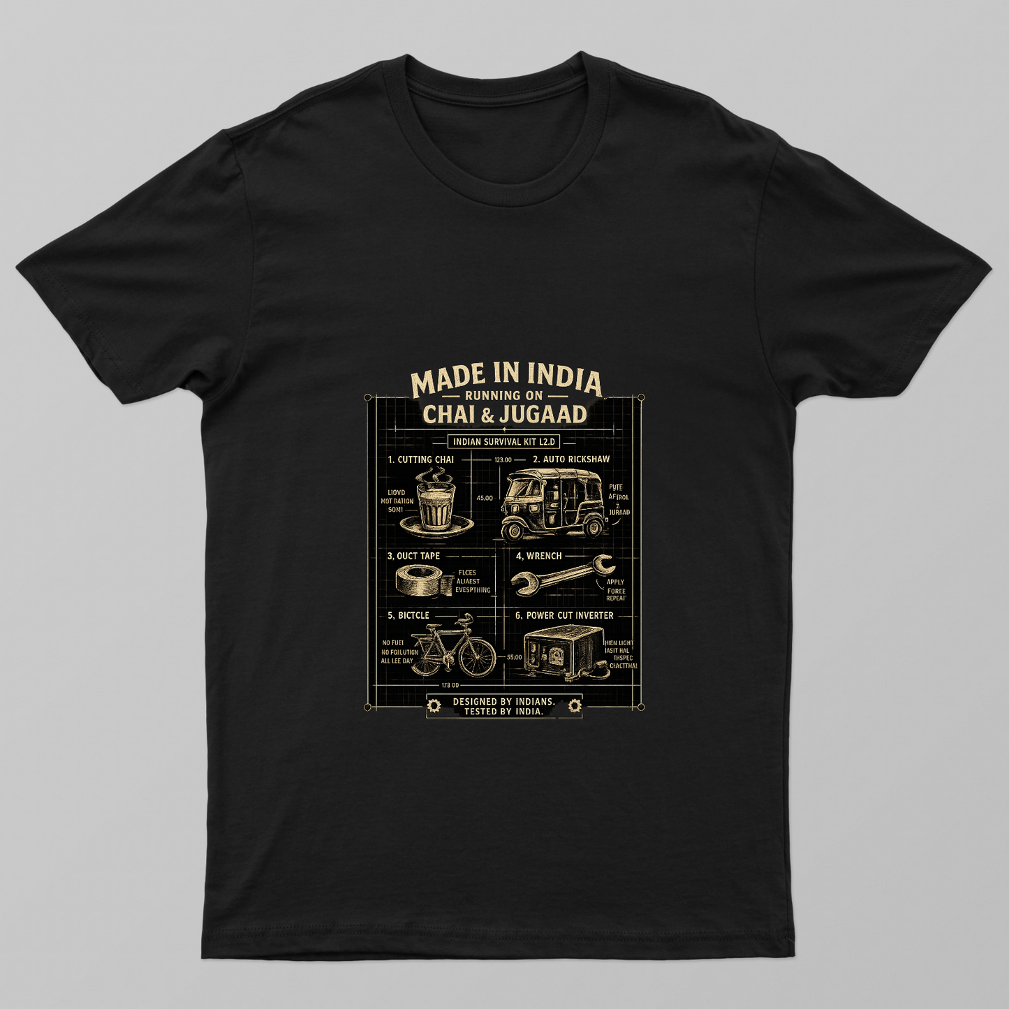 Chai & Jugaad Unisex T-shirt by Varun Arora
