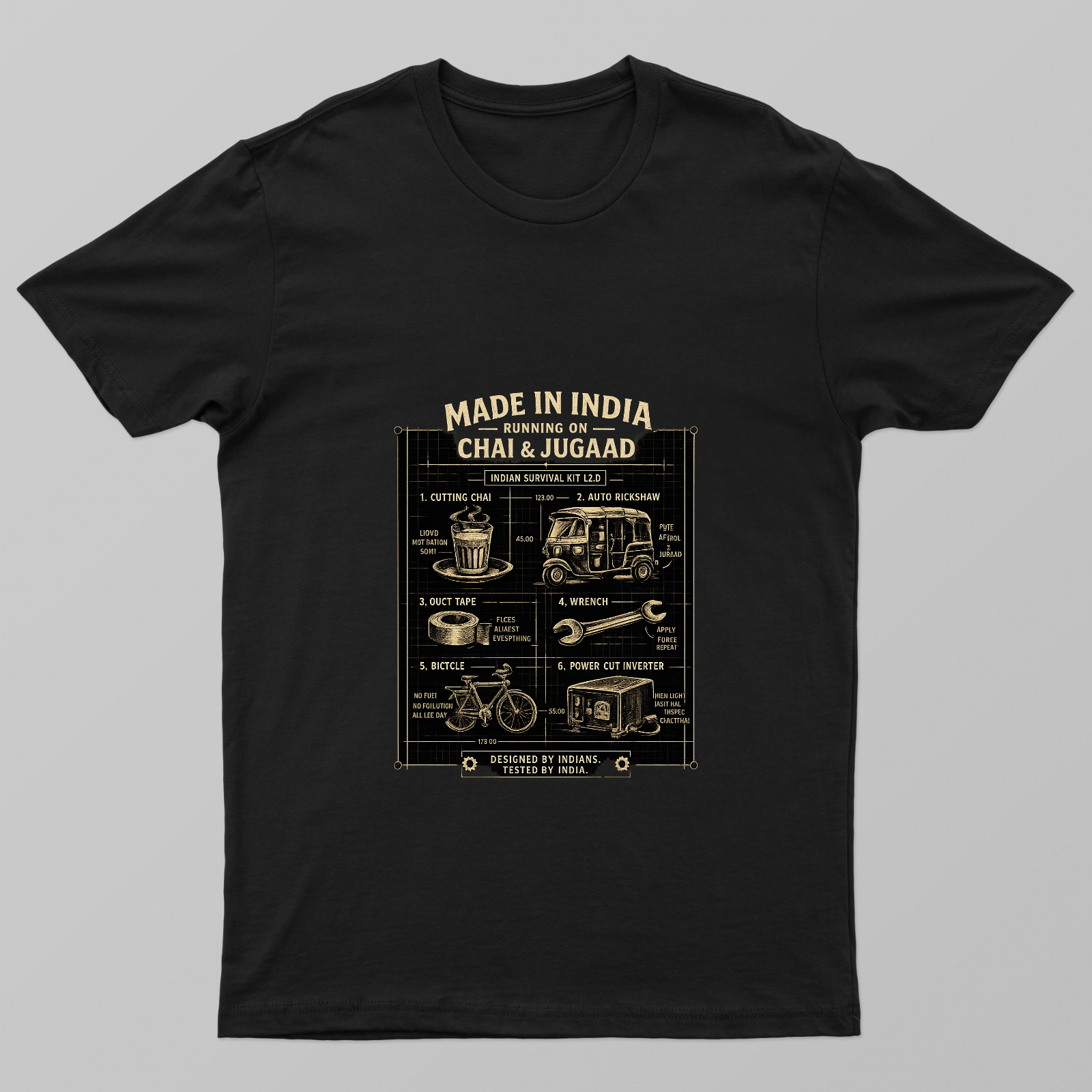 Chai & Jugaad Unisex T-shirt by Varun Arora
