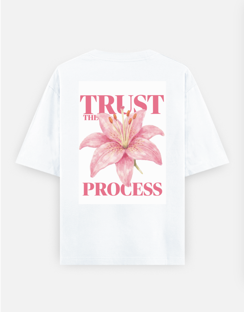 Motivation Oversized T-shirt (Back print) by @dishita_00008