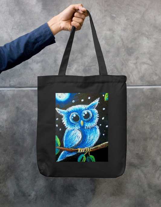 Night theme Zipper Tote Bag by Anisha Bhagat