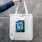 Night theme Zipper Tote Bag by Anisha Bhagat