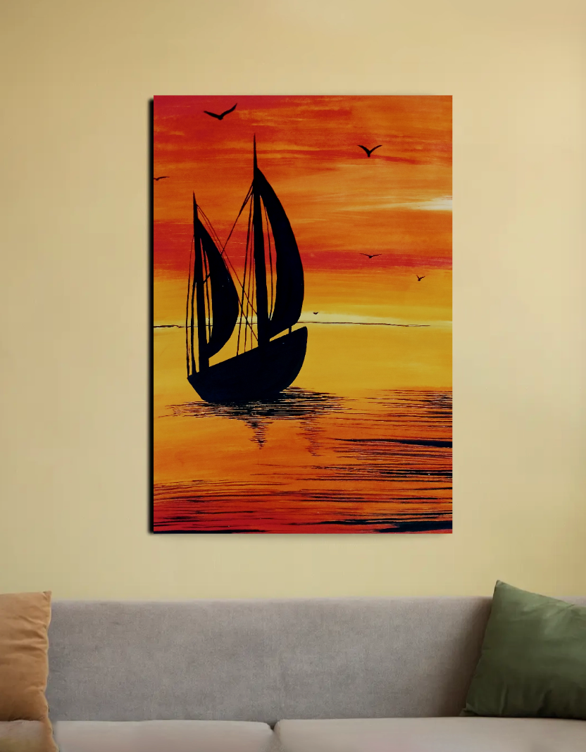 Sunset 20"x30" Canvas Poster by Anisha Bhagat