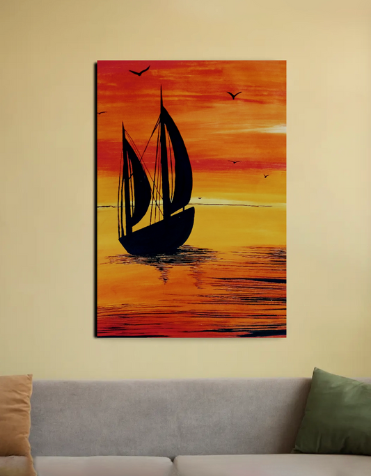 Sunset 20"x30" Canvas Poster by Anisha Bhagat