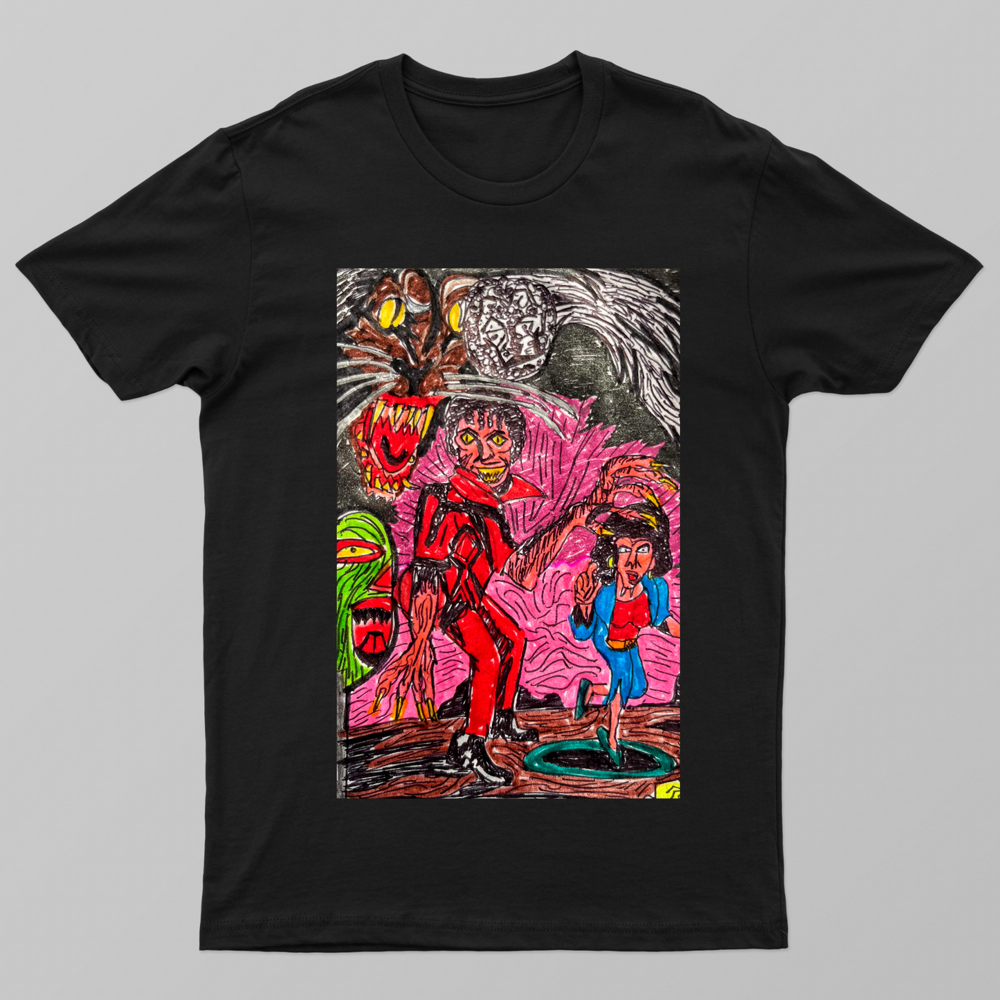 MICHAEL JACKSON Thriller song poster Unisex T-shirt by @artisticlover104