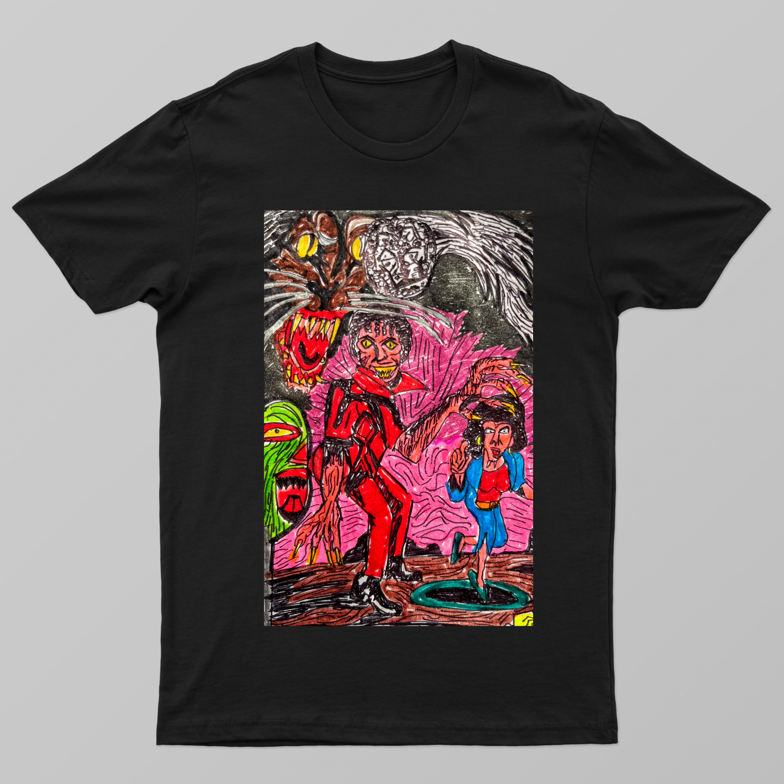 MICHAEL JACKSON Thriller song poster Unisex T-shirt by @artisticlover104