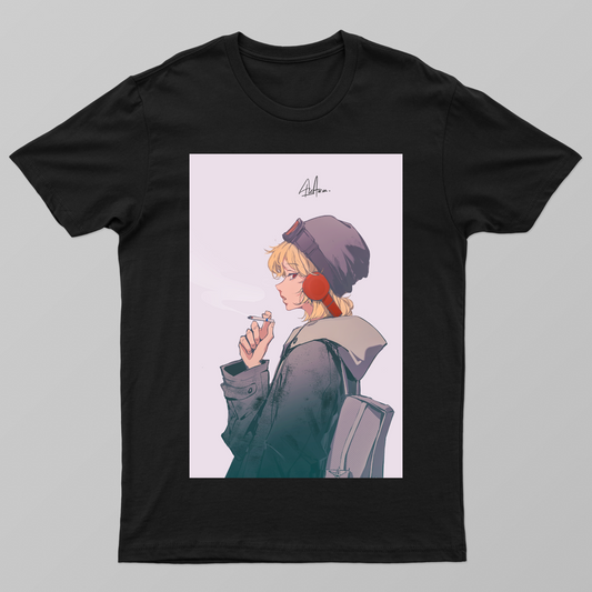 'Cozy Anime Girl', 'Coffee Time Anime' ,'Soft Wanter Vibes' , 'Lovely Soul', 'Aesthic Anime Art' ,'Silent Evening' Unisex T-shirt by juli kumari