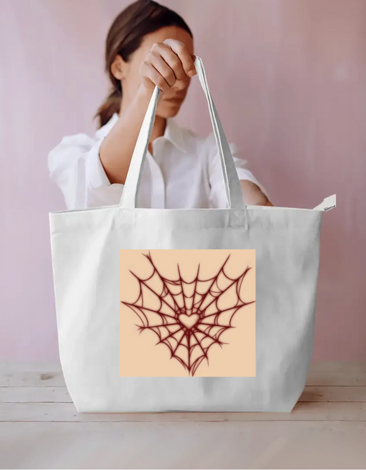 Spiderweb Everyday Large Tote Bag by @dishita_00008
