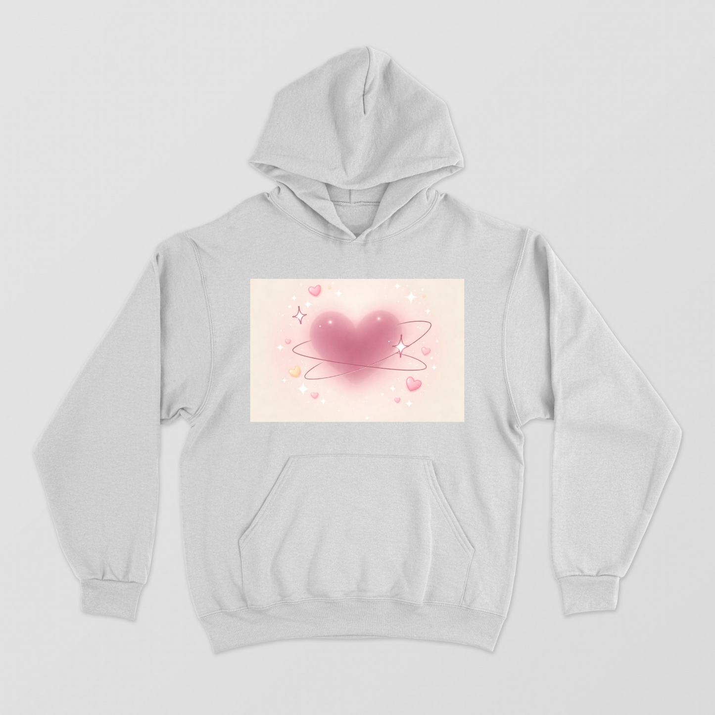 Heart 🩷 Unisex Hoodie by @dishita_00008