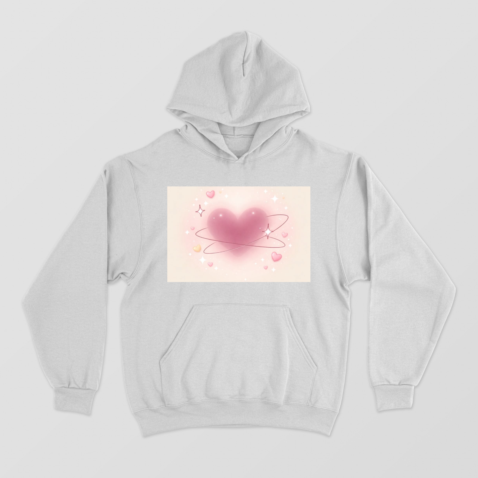 Heart 🩷 Unisex Hoodie by @dishita_00008