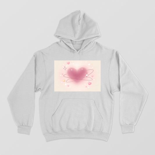 Heart 🩷 Unisex Hoodie by @dishita_00008