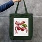Cherry bag Zipper Tote Bag by @dishita_00008