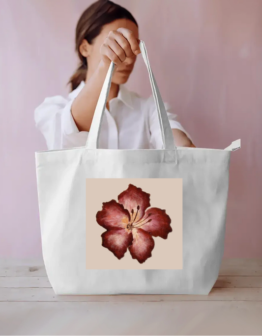 Flower Everyday Large Tote Bag by @dishita_00008