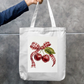 Cherry 🍒 bag Zipper Tote Bag by @dishita_00008