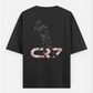 CR7 Back print Oversized T-shirt (Back print) by @sarangdhar_by_kunal