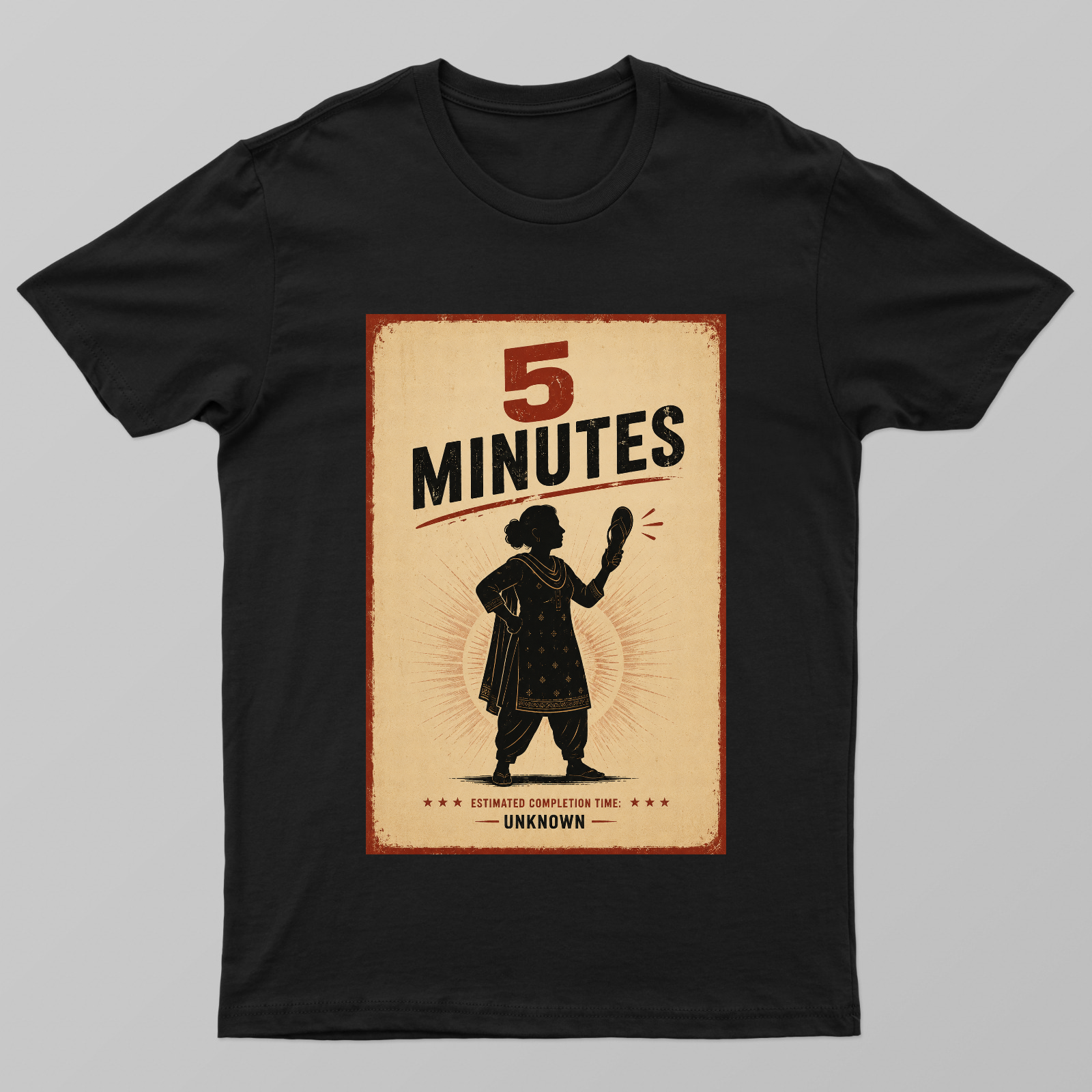 Mission: 5 Minutes Unisex T-shirt by Varun Arora