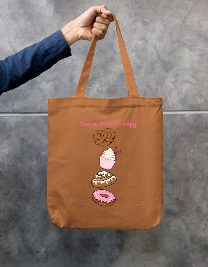 Cute dessert tote bag Zipper Tote Bag by Laiba Sameen