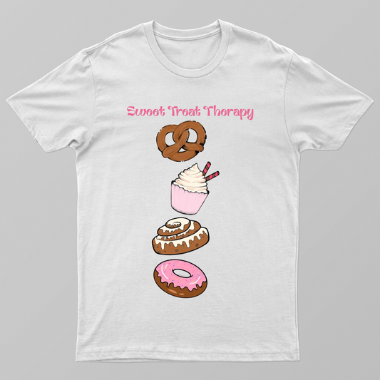 Cute dessert tee Unisex T-shirt by Laiba Sameen