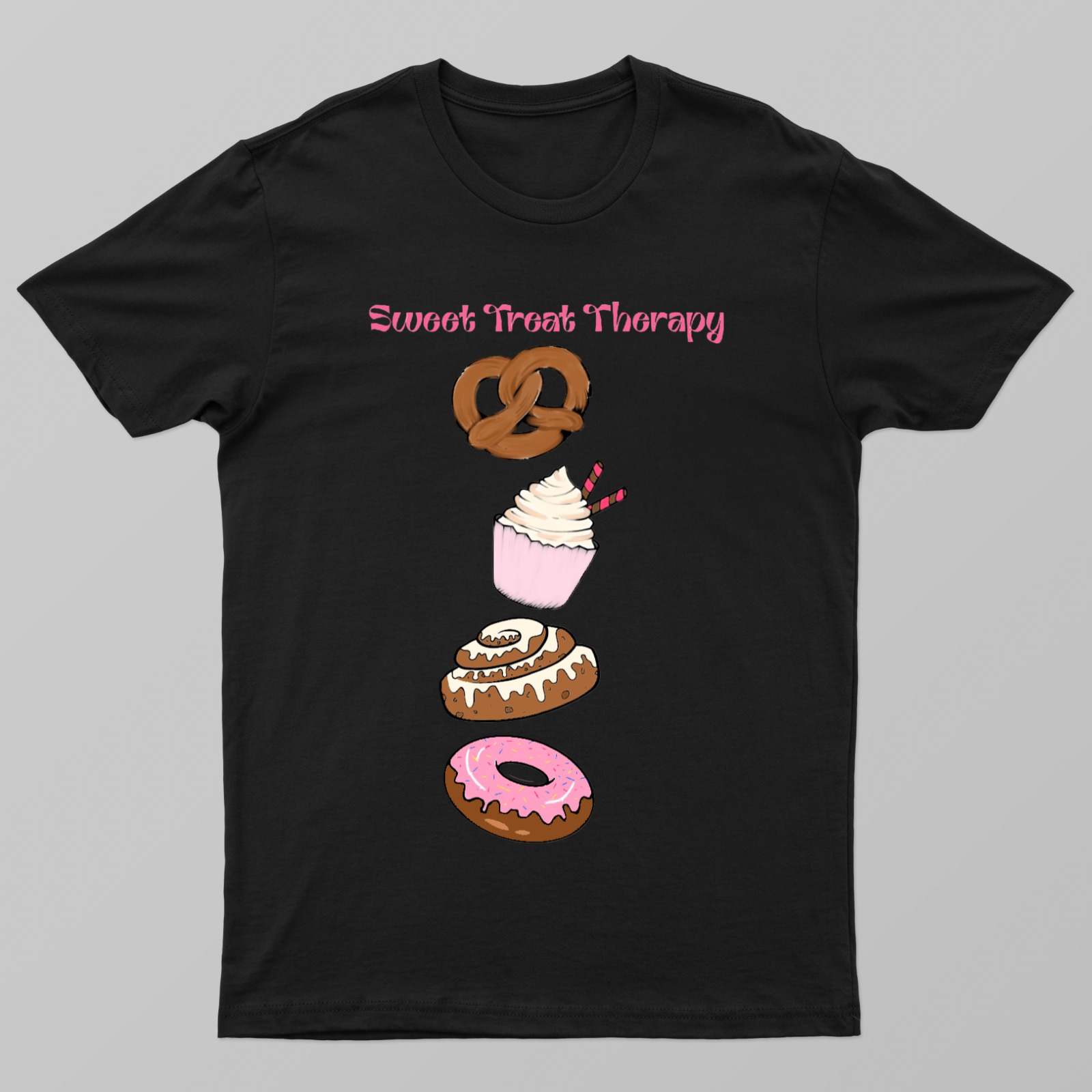 Cute dessert tee Unisex T-shirt by Laiba Sameen