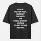 The Dadar Survivor Oversized Tee Oversized T-shirt (Back print) by @vibe_craft26