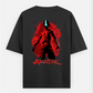 Aang: The last Airbender Oversized T-shirt (Back print) by @sarangdhar_by_kunal