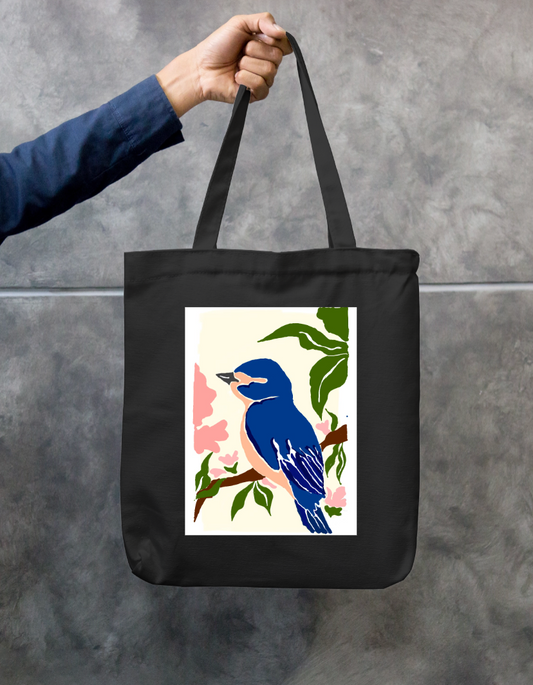 Bird Zipper Tote Bag by @sneha._.chakraborty