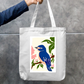 Bird Zipper Tote Bag by @sneha._.chakraborty