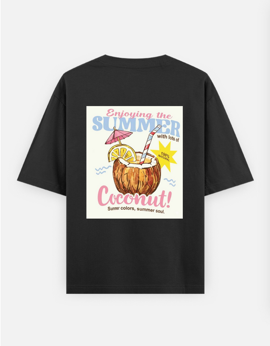 P.. Oversized T-shirt (Back print) by @sneha._.chakraborty